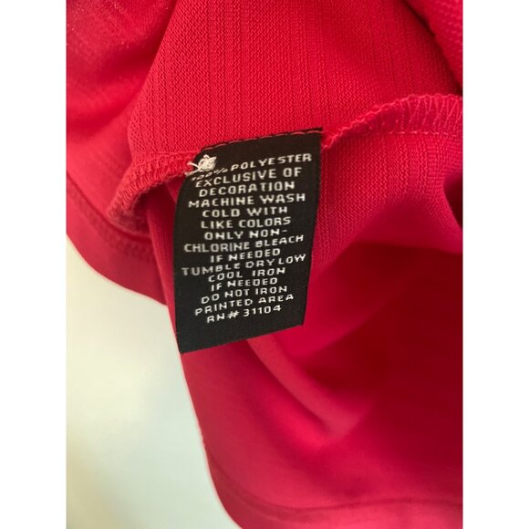 Pro Tour Men’s Dark Pink Polo Golf Shirt Size XL Coolplay Moisture-Wicking Tee - Picture 4 of 5